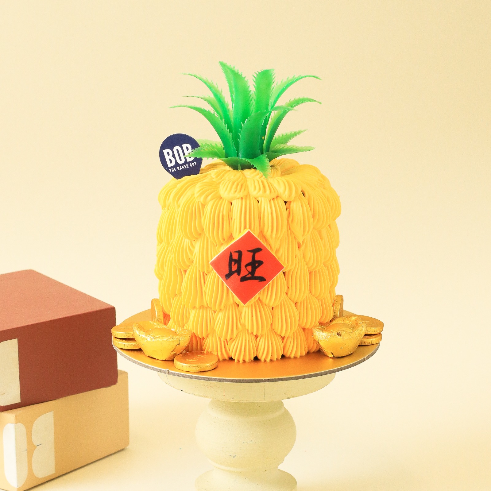 3D Mini Golden Pineapple Brownie